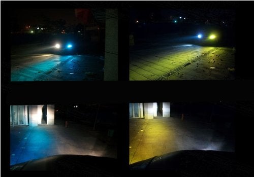 F & B LED LIGHTS 12 by 48 Inches Self Adhesive Headlight, Tail Lights, Fog Lights Tint Vinyl Film (12 X 48, Dark Black) - Image 5